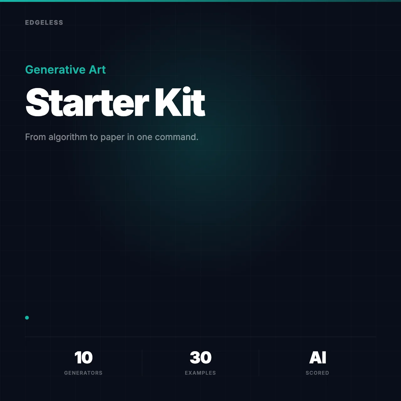 Generative Art Starter Kit cover